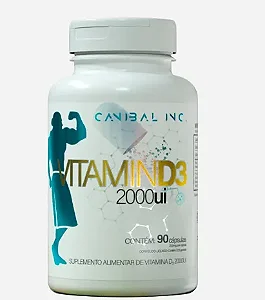 Vitamina D3 2000ui 90 Caps Canibal