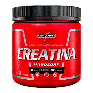 Creatina !00% Hardcore Monohidratada Integralmedica 300g