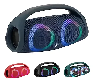 Alto Falante Bluetooth Inova MD-12260 com Iluminação LED