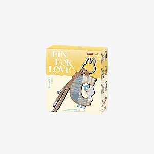 Labubu Chaveiro de Letras Pin For Love (A-M) - Blind Box