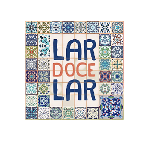 Kit 5 Placas Decorativa Lar doce Lar - Quadro de Decoração Casa Geek 20x20cm