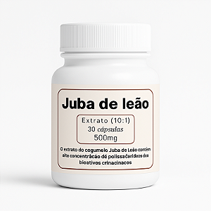 Cápsulas de Lion's Mane - Energia e performance em alta