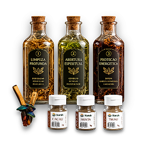 Kit Despertar Espiritual - Banhos • Rapés • Kuripe