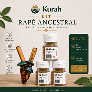 Kit Rapé Ancestral - Kuripe • Rapés