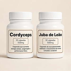 Kit Energia Neural - Cordyceps • Lion's Mane