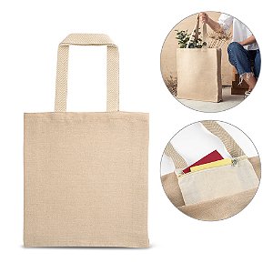 Sacola em Juco - Ecológica e Estilosa. Mínimo 50 unidades.