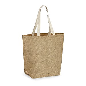 Sacola de Juta 100% com Laminado - Alta Resistência. Mínimo 50 unidades.