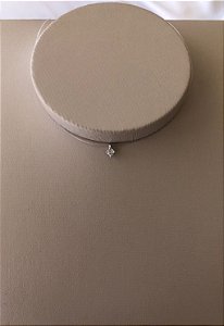 Choker Nylon com Ponto de Luz