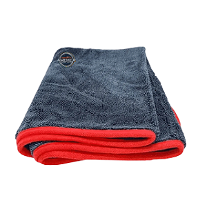 TOALHA DE SECAGEM CINZA COM BORDA 40x60 600GSM - JS