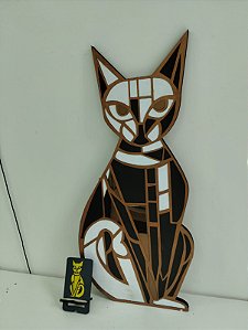 Quadro recortado Egipcio 70 cm  bronze