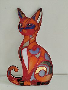 quadro Cleopatra laranja