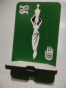 suporte para celular africana verde