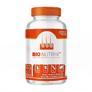 Suplemento Alimentar para Cabelo, Pele e Unhas Bionutrix - 60 cápsulas