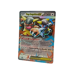 Carta Pokémon Mega Kangaskhan Ex 025 Brilhante Básico Promo