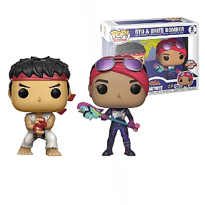 Funko Pop Ryu E Brite Bomber - Street Fighter X Fortnite