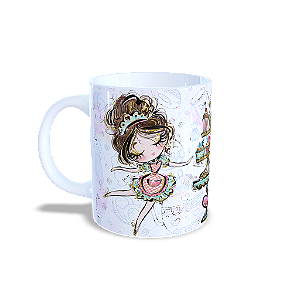 Caneca Branca Personalizada 325 ml - 0000001