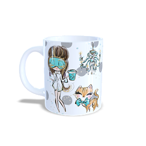 Caneca Branca Personalizada 325 ml - 0000007
