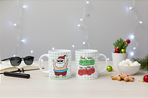 Caneca Personalizada - Que Seu Ho Ho Ho Seja Repleto de Ha Ha Ha