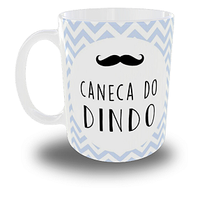 Caneca Cerâmica Você Foi Promovido à Dindo de 325ml Personalizada