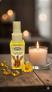 🌟 Spray Terapêutico do Arcanjo Jofiel Raio Amarelo dourado – Iluminação e Sabedoria Divina