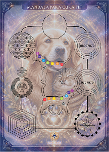 Mandala de Cura Pet Placa de PVC
