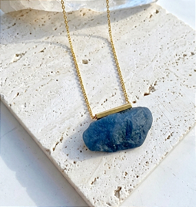 Amuleto E X P R E S S A R com quartzo azul