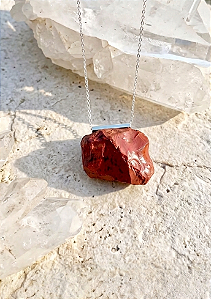 Amuleto V I T A L I Z A R, com jaspe mookaita