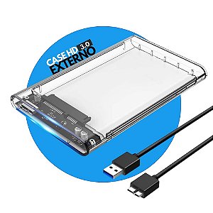Case Para HD SATA 2.5 Polegadas Transparente AJ-N06
