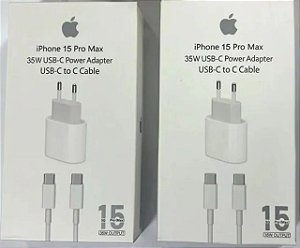 Carregador 35W Turbo para iPhone 15/16 - USB-C