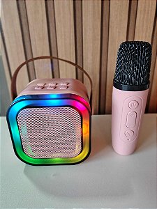 Caixa De Som 20W com Microfone e Modificador de Voz LED KA-8072