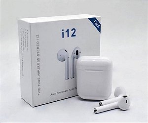 Fone de Ouvido Bluetooth i12 V5.3