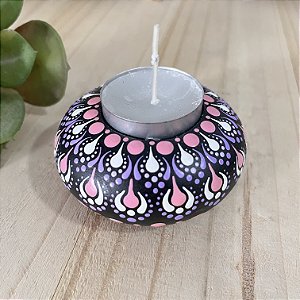 Porta-vela Flor de Luz