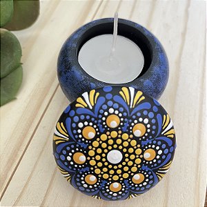 Porta-vela Luz Serena