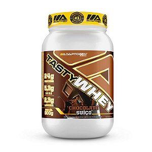 Tasty Whey Suíço Chocolate 900g Adaptogen