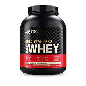 Whey Gold Standard Chocolate Branco 5,0 Lbs (2,27Kg) Optimum Nutrition