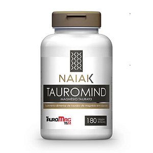 Tauromind (Magnésio Taurato) 180 Cápsulas Naiak
