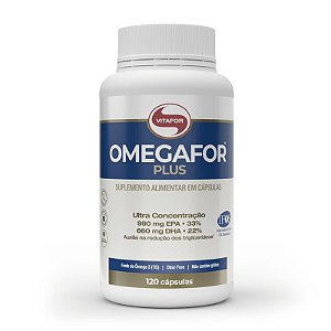 Omegafor Plus 120 Cápsulas Vitafor