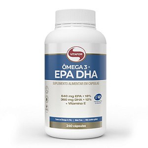 Omega 3 EPA e DHA 240 Cápsulas Vitafor