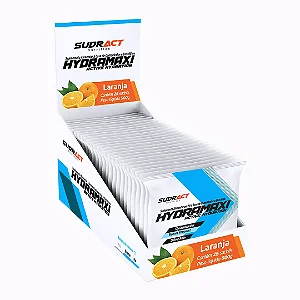 Hydramaxi - Display c/ 25 sachês - Sudract Nutrition Laranja