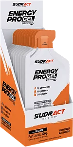 Energy Pro Gel 10 sachês de 30g - Sudract Nutrition Laranja