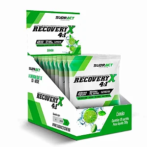 Recovery X 4:1 10 sachês de 65g - Sudract Nutrition limão