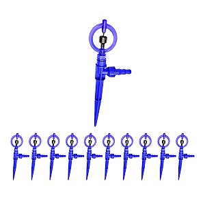 Aspersor Horta Fácil Adaptador para mangueira 10 unidades