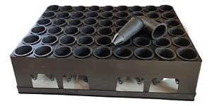 54 Tubetes de 190ml + 1 Bandeja com 54  furos