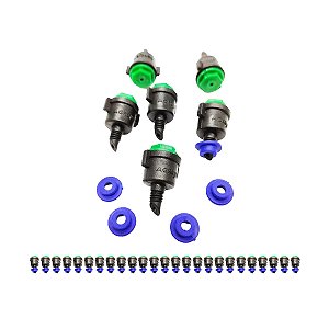 Microaspersor Ma-50 c/ rosca 1/4 + Chulinha Agrojet 25 unid