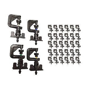 Microaspersor Bailarina Saida Dupla Grapa 30 unidades