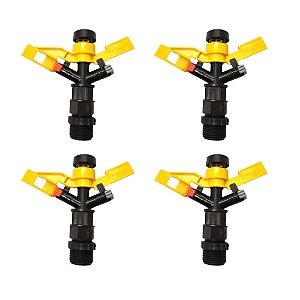 Aspersor Mini Agricola Agrojet Até 25m Diâmetro 4 unidades