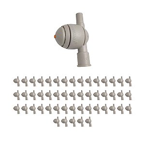 Valvula Anti-drenante M/f 4/1.8 Laranja 50 unidades