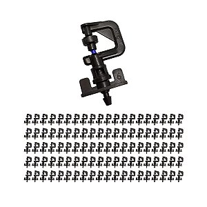 Microaspersor Bailarina Saída Dupla Grapa 50 unidades