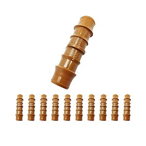 Conector União Dentado 16/17mm X 16/1 7mm 10 unidades