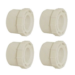 Bucha De Redução De 1 X 3/4 Amanco 4 Unidades Irrigação